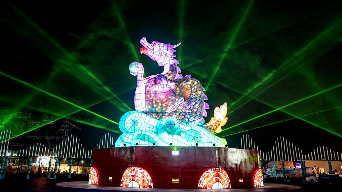 2024台南燈會主燈「龍來台灣」