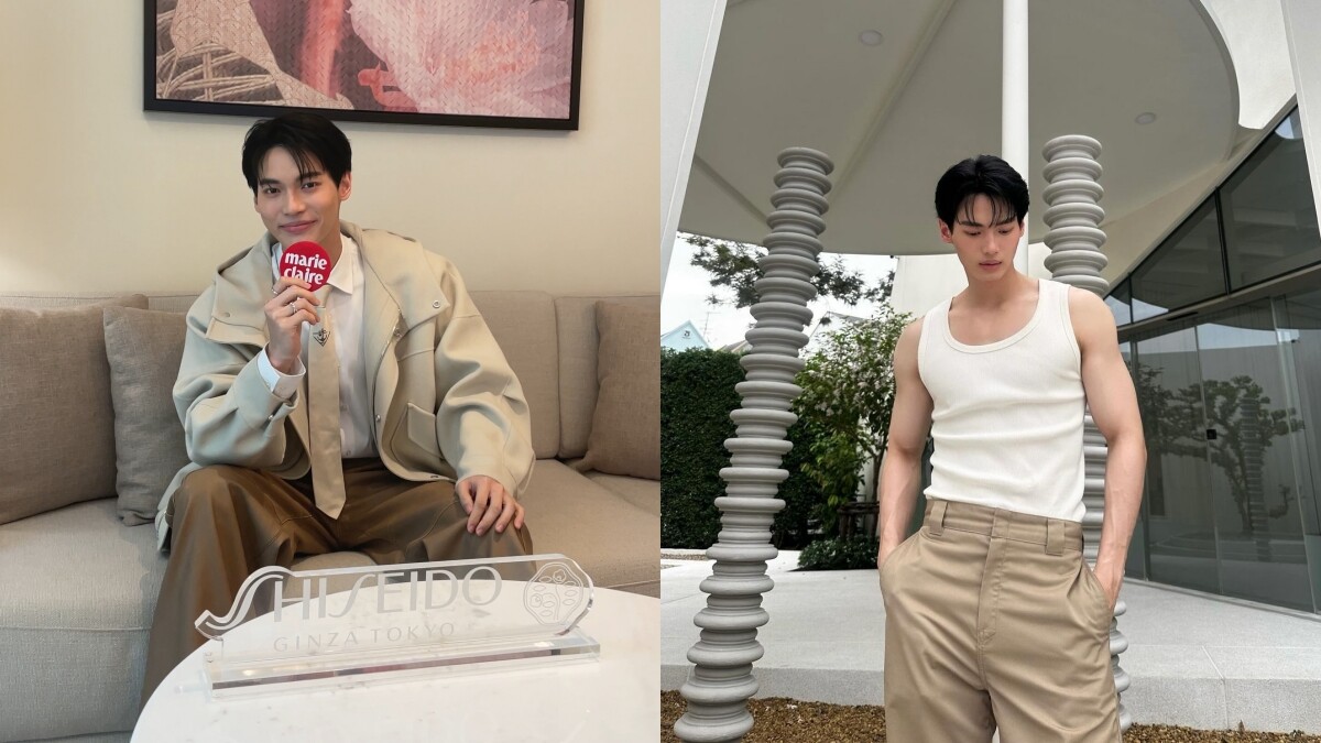 泰國男神Win Metawin續任資生堂品牌摯友，分享成功秘訣：持續接受挑戰，把握每個機會！