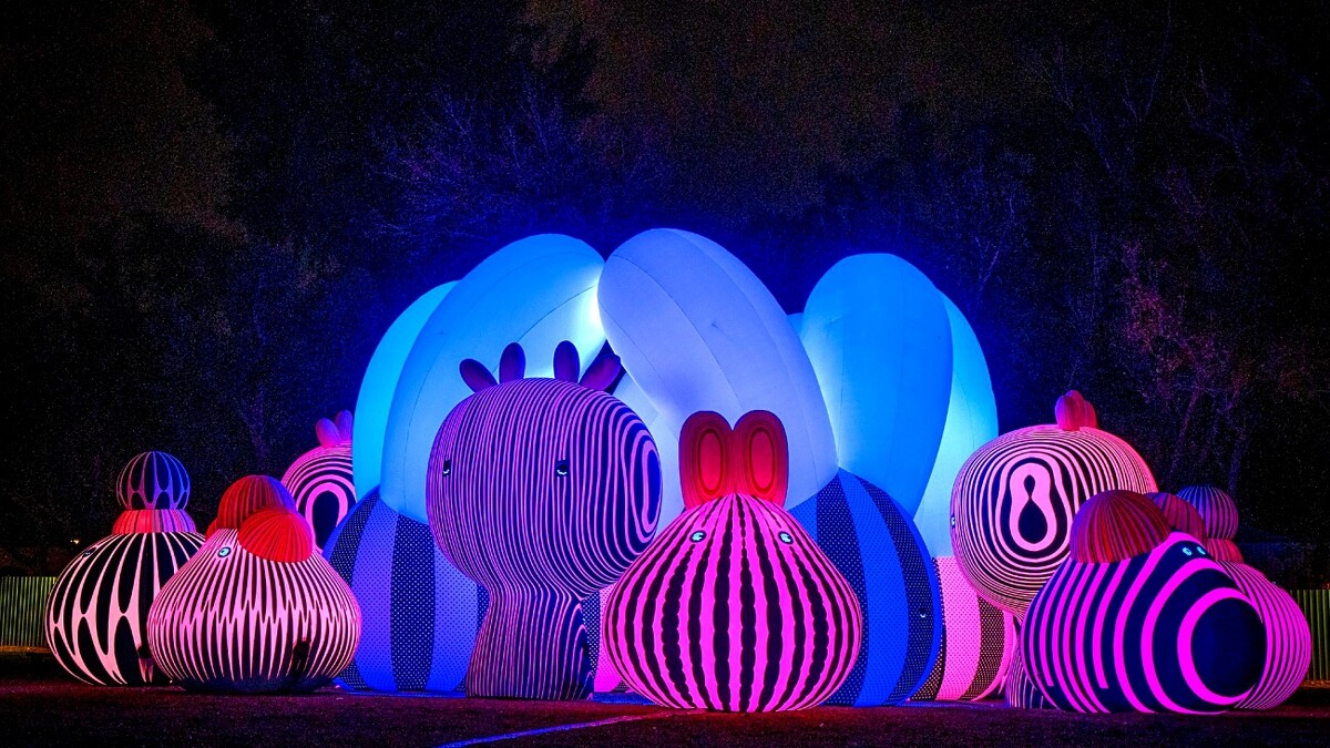 2024桃園燈會南昌燈區作品：飛天交響樂