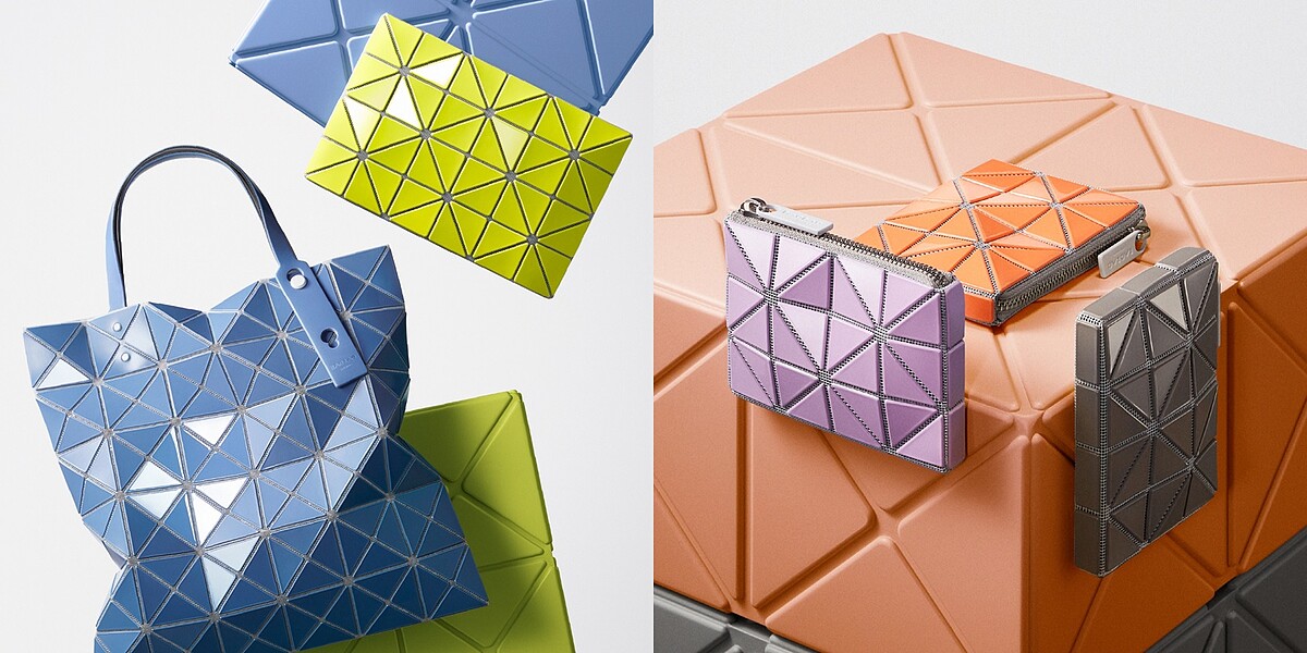 LUCENT GLOSS漾彩透光托特包；CASSETTE漾彩啵啵零錢包。