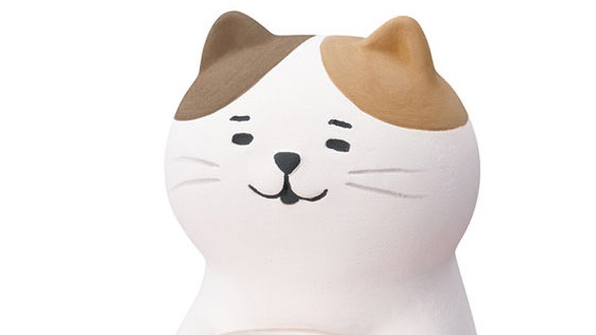 日本DECOLE香氛小幫手擴香石-茶道花貓,NT370