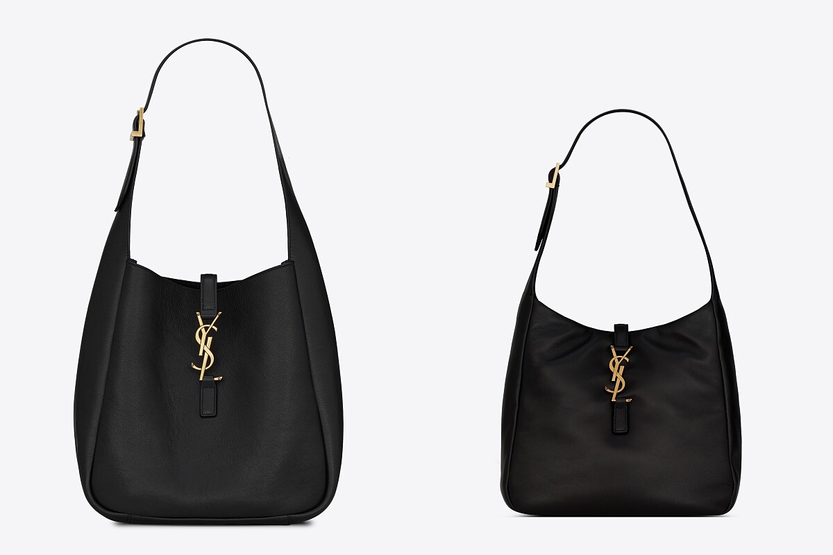 LE 5 &Agrave; 7小型粒面皮革柔軟手袋 NT.85,100、LE 5 &Agrave; 7小羊皮襯墊小型柔軟手袋 NT.75,400