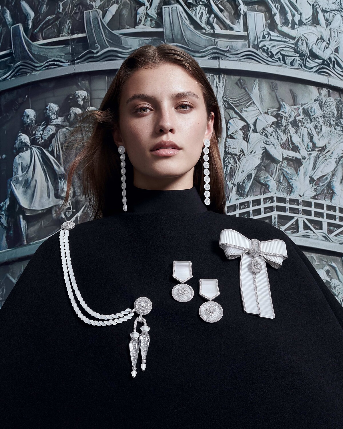 模特兒穿搭示範圖