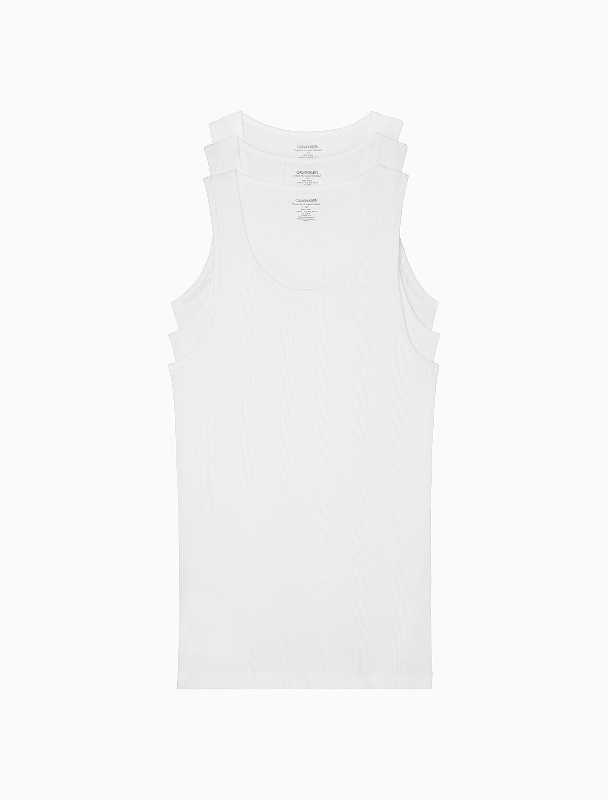 Calvin Klein 棉質背心(三件組)，NT2,380。