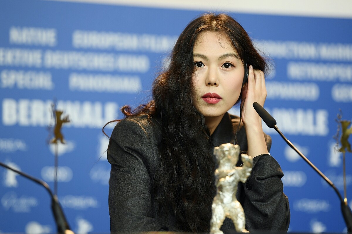 金珉禧2017年以電影《獨自在夜晚的海邊》獲得第67屆柏林影展最佳女演員銀熊獎(Photo/Gettyimages)。