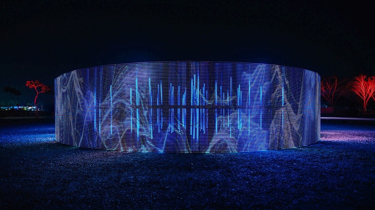 高鐵燈區-城裡有光展區：山海之間