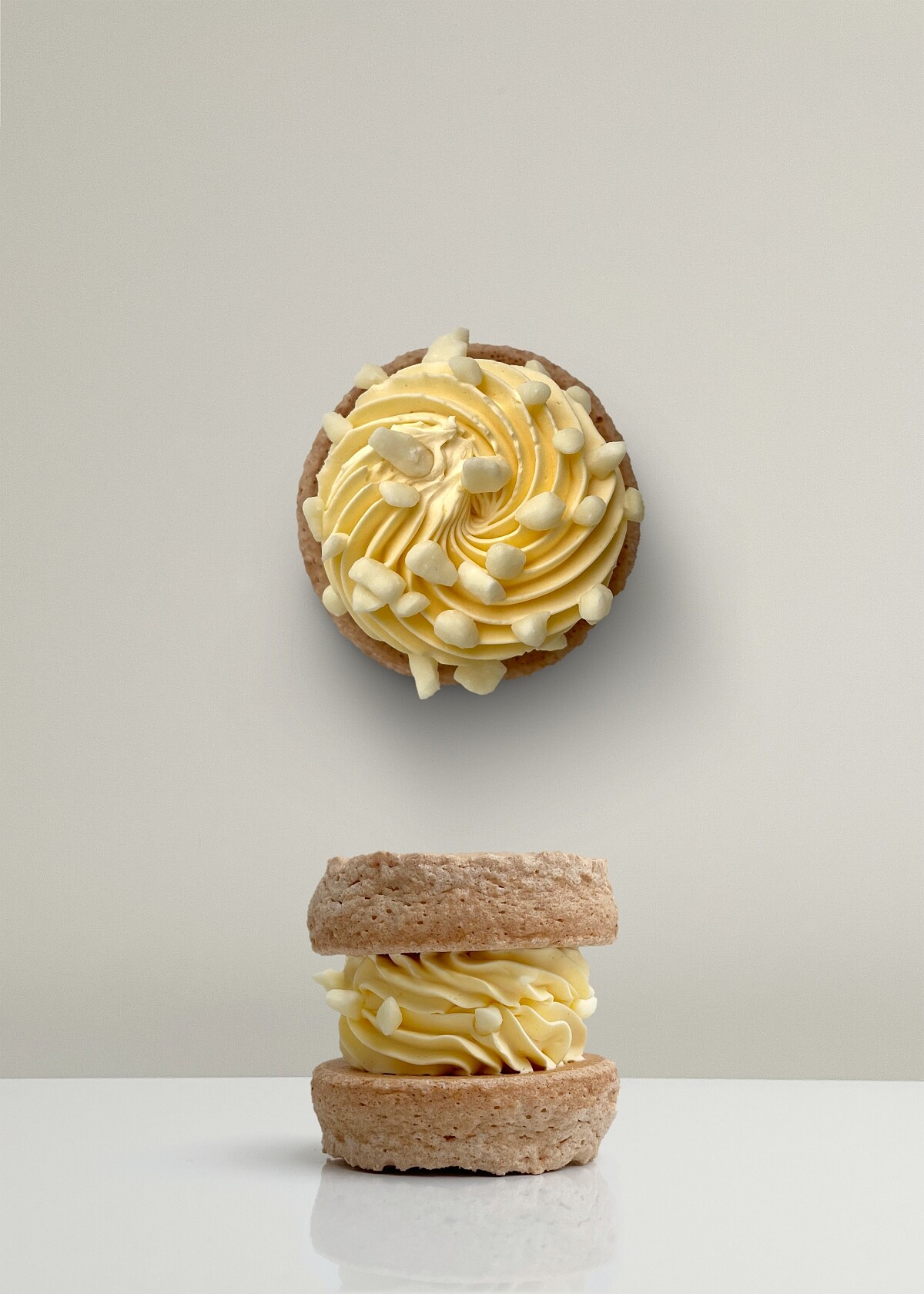 除了持續經營擠花蛋糕，也開始研發適合台灣人喜歡的達克瓦茲。