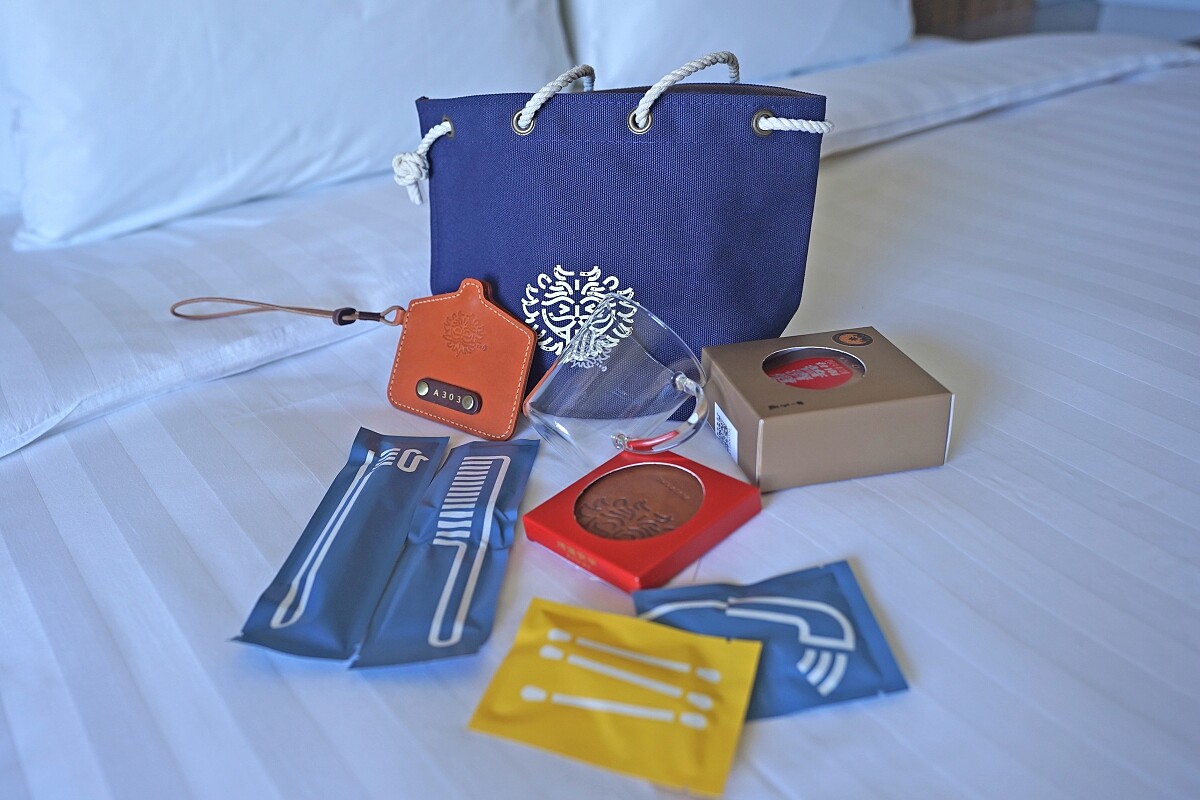 飯店周邊產品包裝。