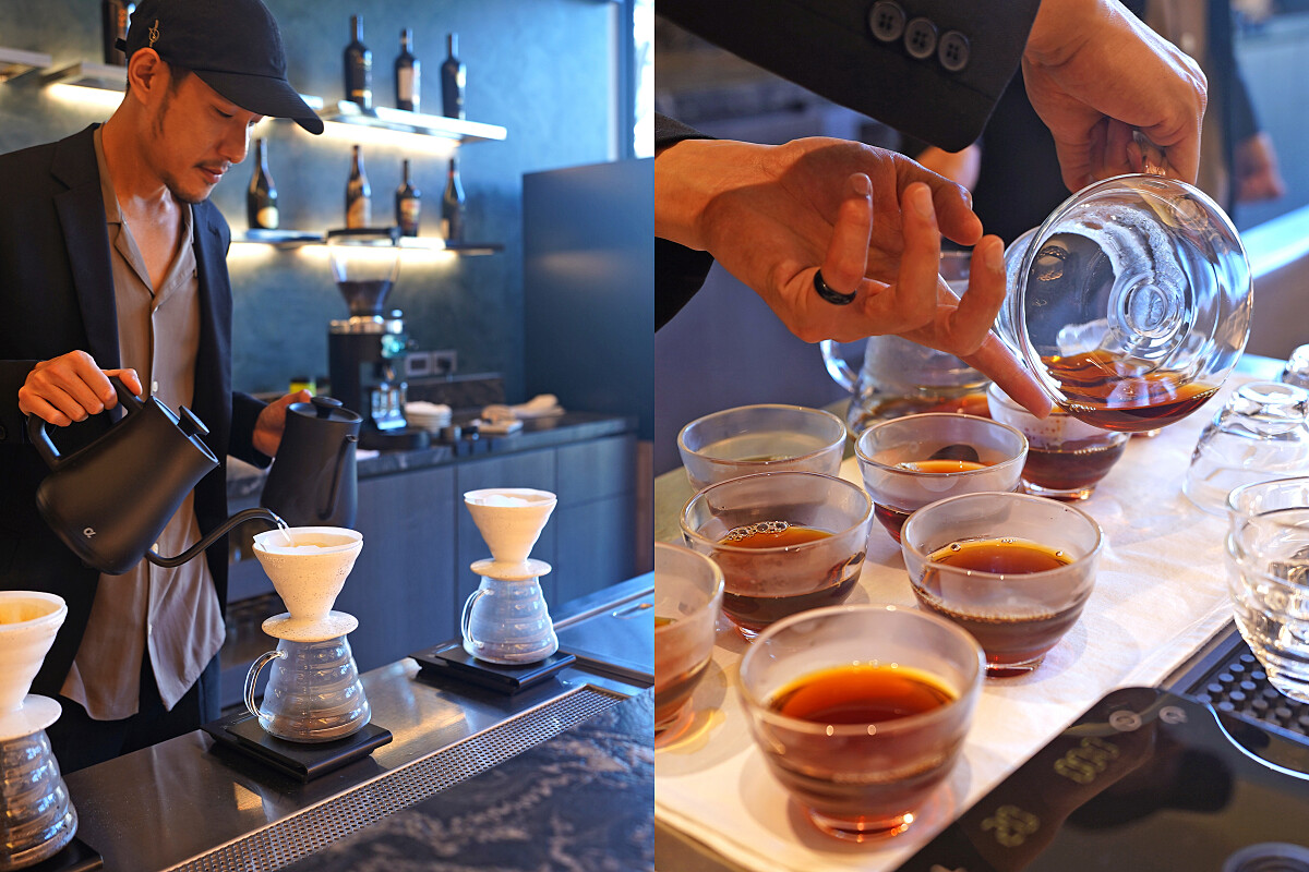 世界沖煮大賽冠軍王策「VWI by CHADWANG」品牌精選咖啡入駐飯店空間。