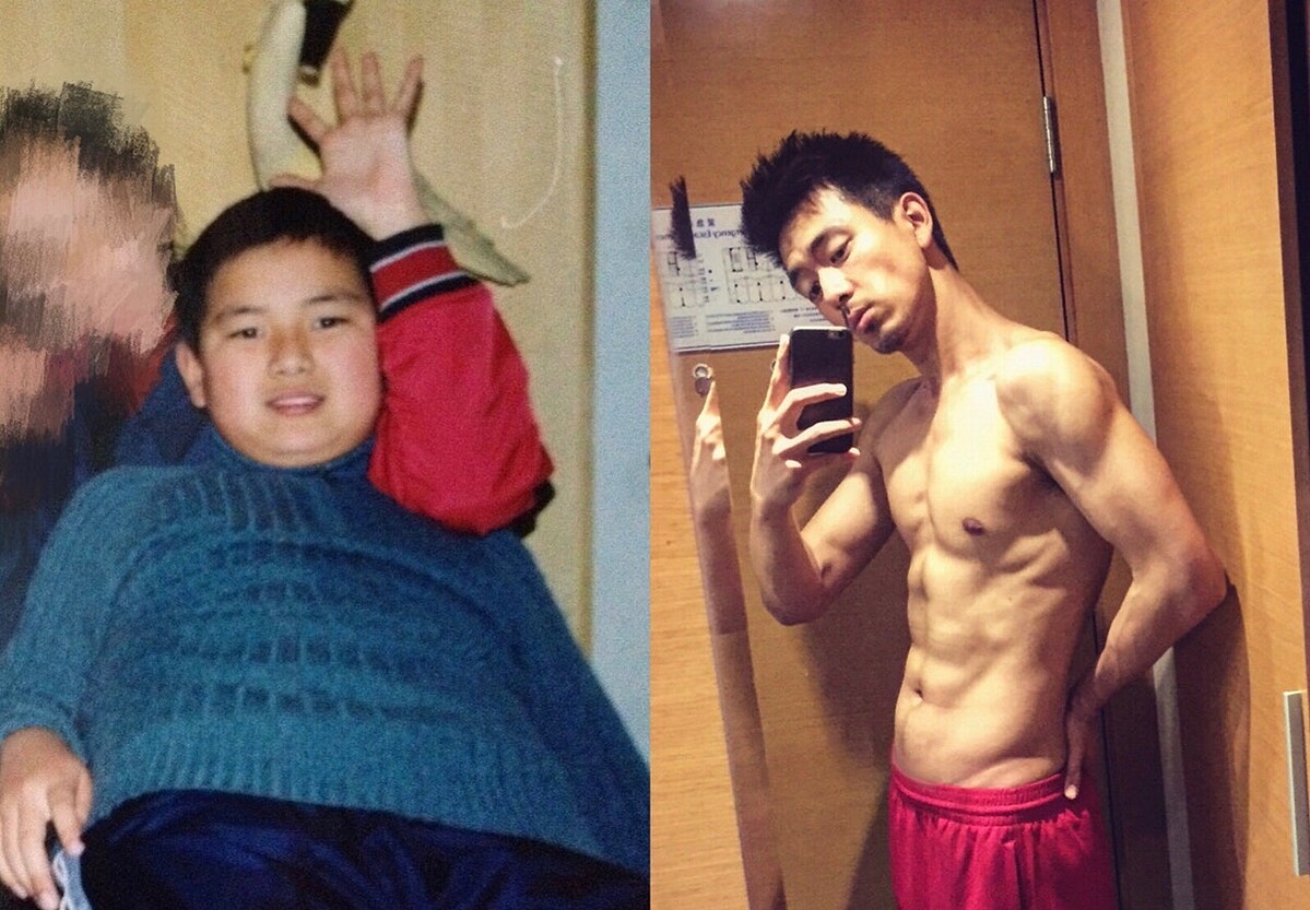 李現曾曬出今昔對比照。