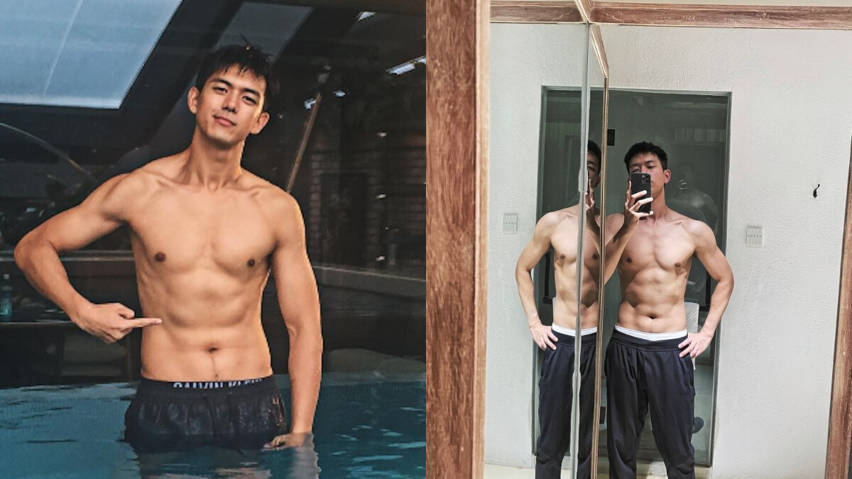 李現將運動當日常，長年維持一身精實肌肉。