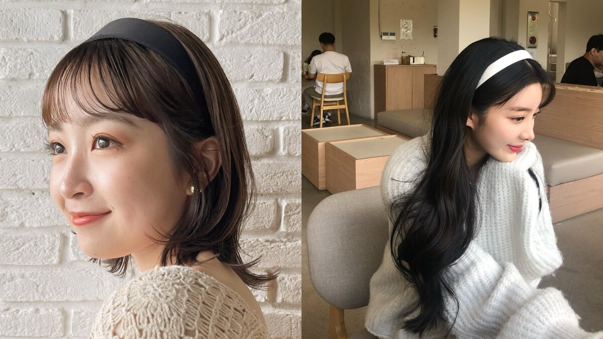 2024春夏髮型推薦：髮帶/髮箍長短髮這樣搭，露出五官清爽不怕大風吹！ 