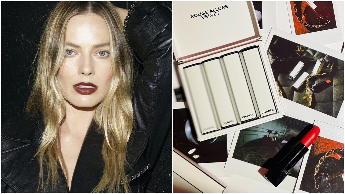 真人芭比女星瑪格羅比為香奈兒最新唇膏代言，化身不羈夜中百變女郎