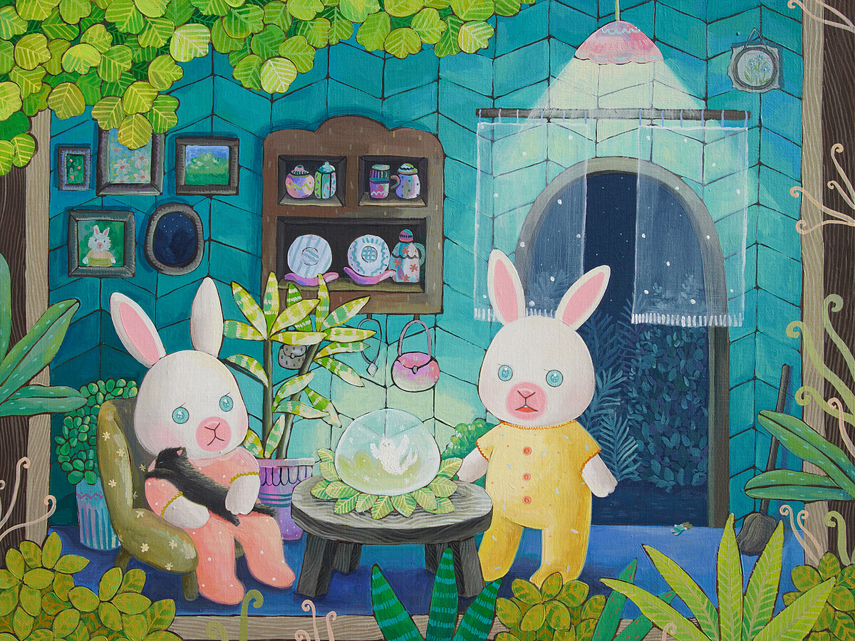 《midnight -불 빛 아래》，2024，林率智