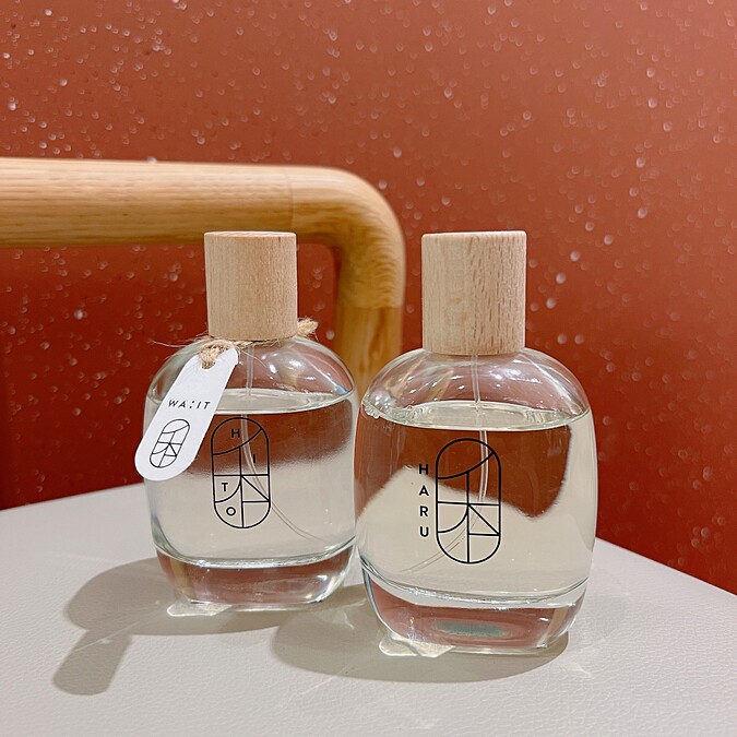 WA:IT 春。沐香水HARU 100ml，NT5,780。人。柚香水HITO 100ml，NT5,780