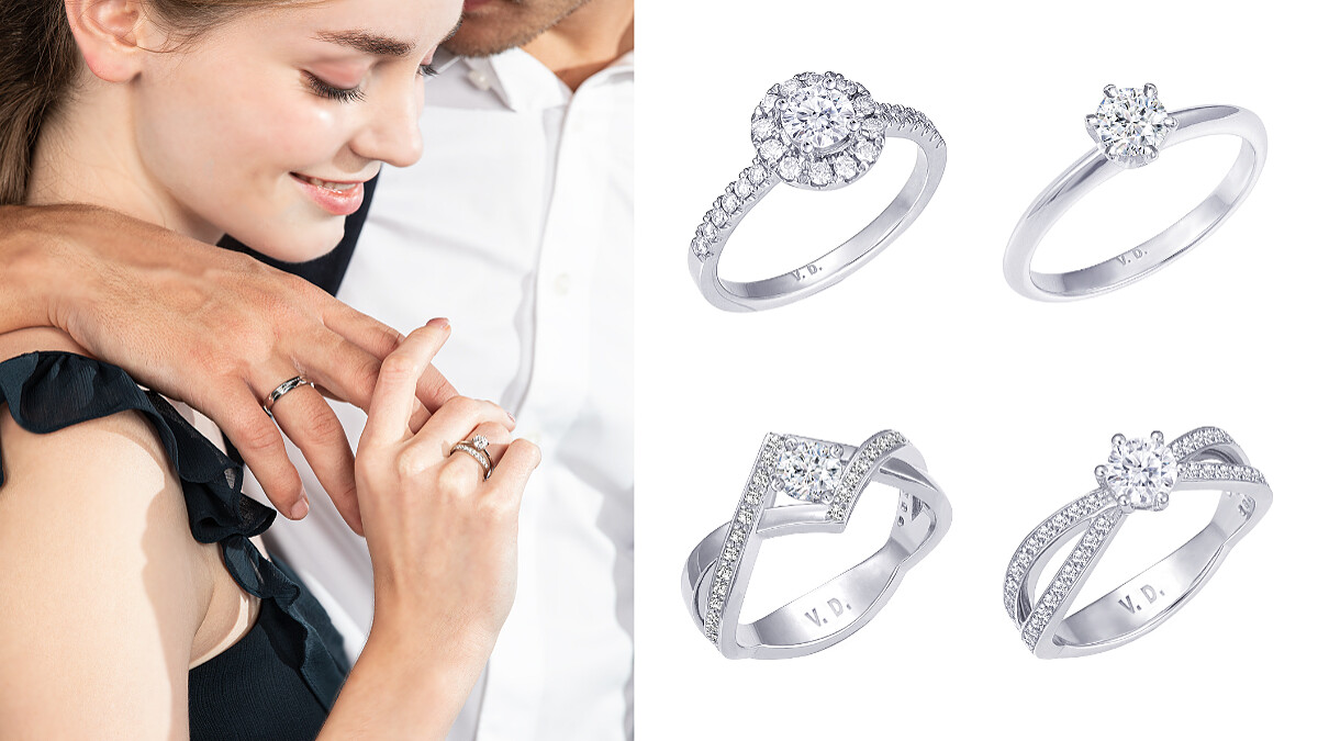 Vivienne Diamant (VD) 婚戒怎麼選？經典鑽戒+情人對戒 Top.5 推薦及售價參考