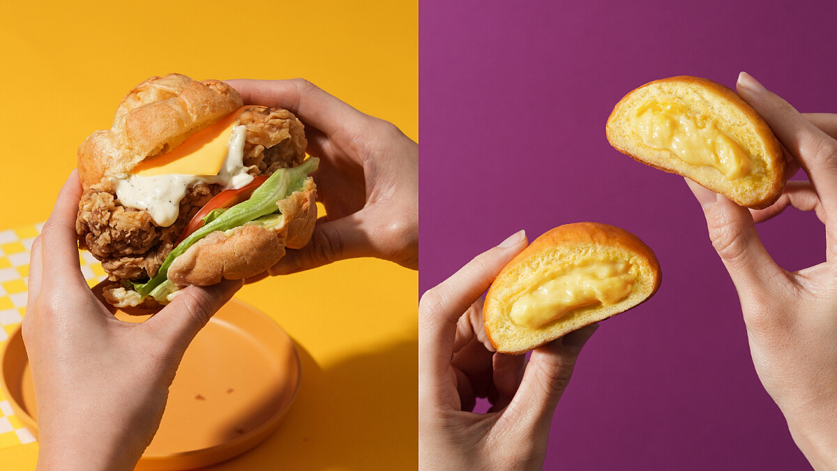 beard papa’s攜手頂呱呱！日式泡芙夾入超厚炸雞，2款聯名新品限定開賣