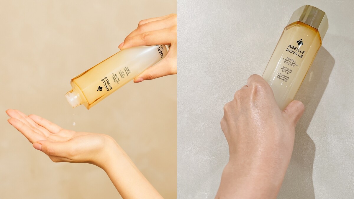 嬌蘭皇家蜂王乳淨亮精華水質地。