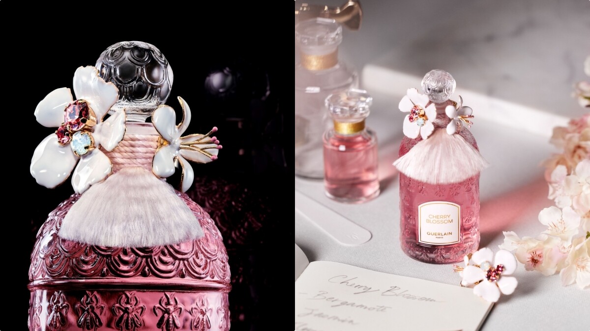 嬌蘭花冠粉櫻淡香水珠櫻流蘇蜂印瓶125ml+30ml，NT39,000