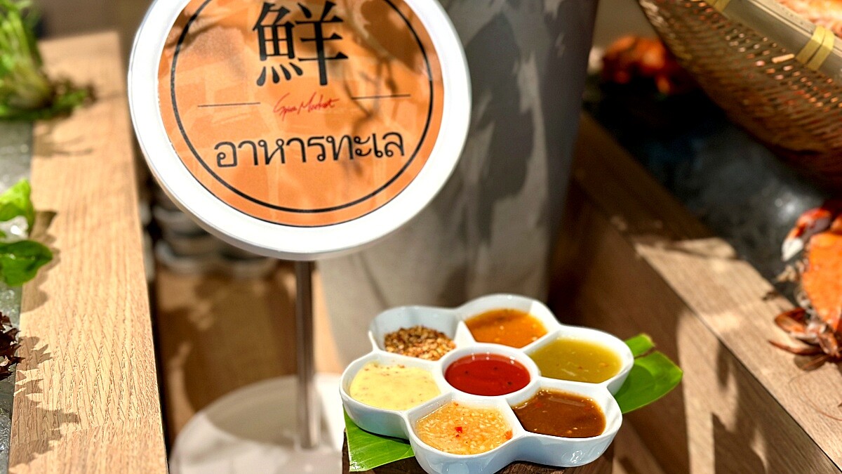 「調色盤醬汁」能自己選用喜歡的醬汁