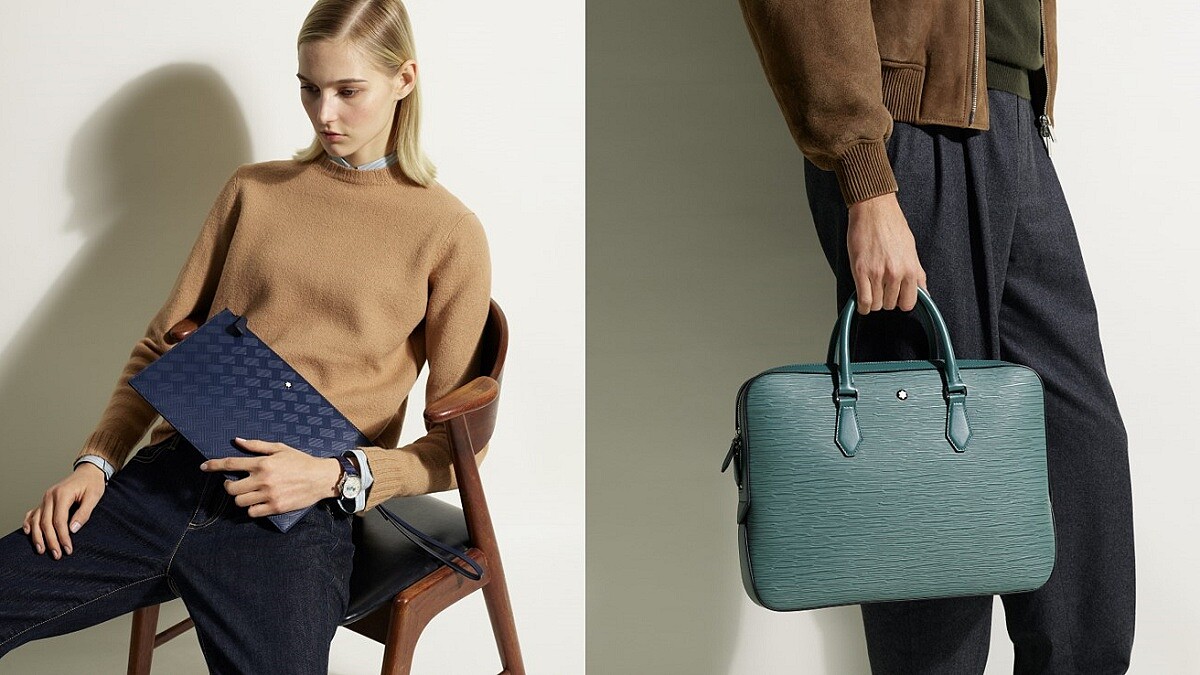 MONTBLANC推出2024春夏系列皮件，運用繽紛色調打造全新包款。