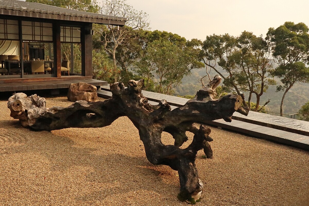 位於二樓的茶室中庭空間。