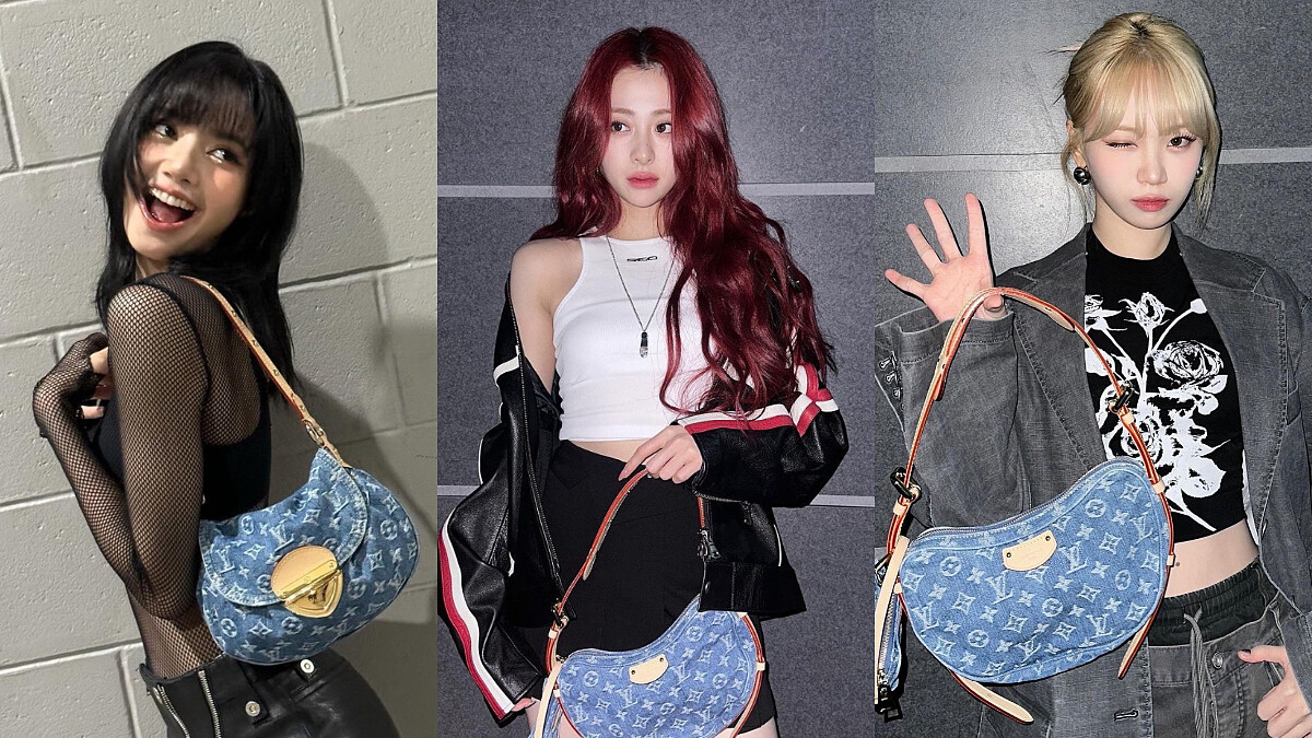 Lisa看泰勒絲演唱會背的LV丹寧手袋好燒！復古牛仔布Monogram系列太妍、許允真、金采源…女星都在背