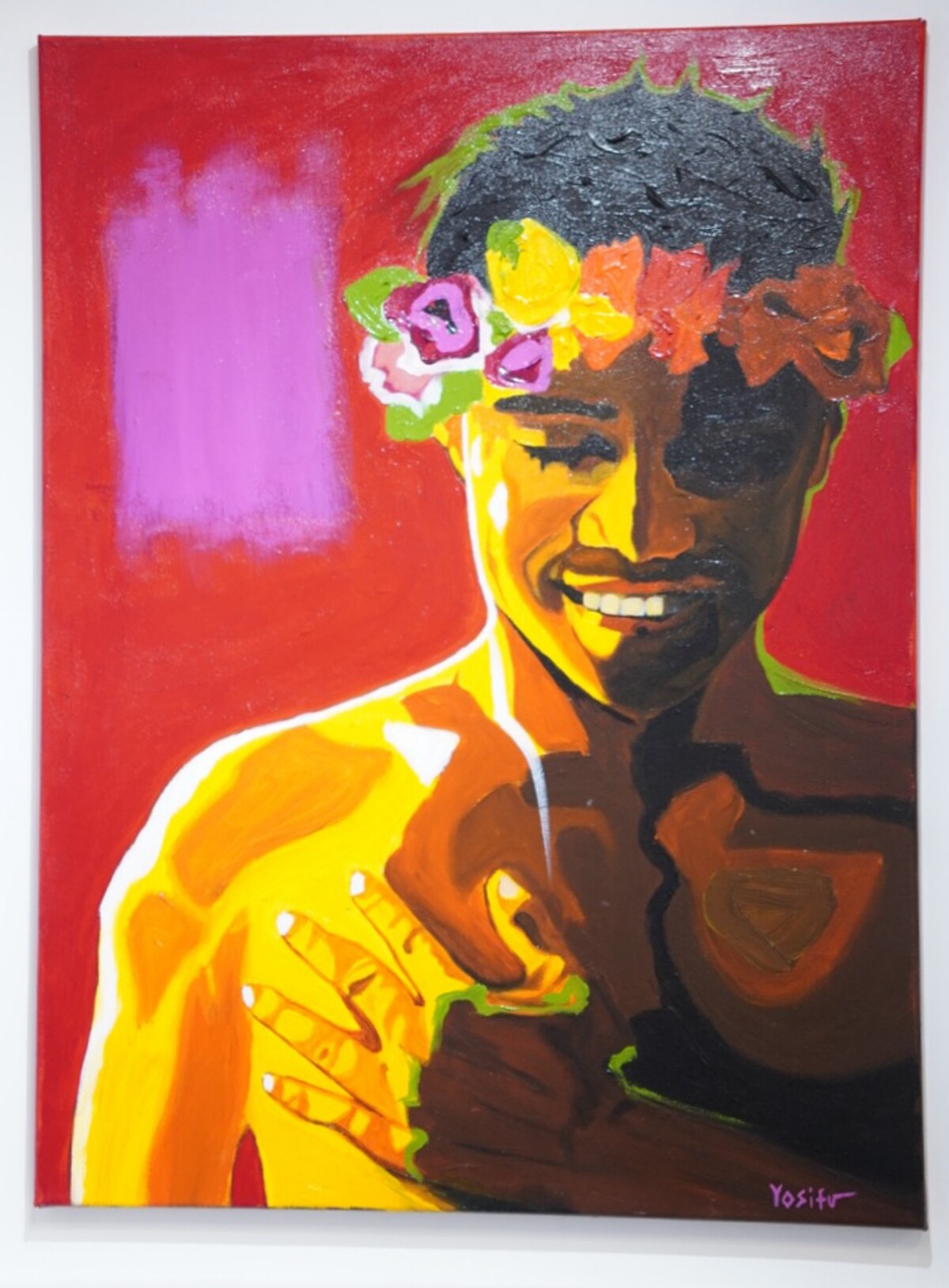 《我聽見自己的聲音》（Hear Myself Palmerston）2011，複合媒材，60x80cm，非賣品。