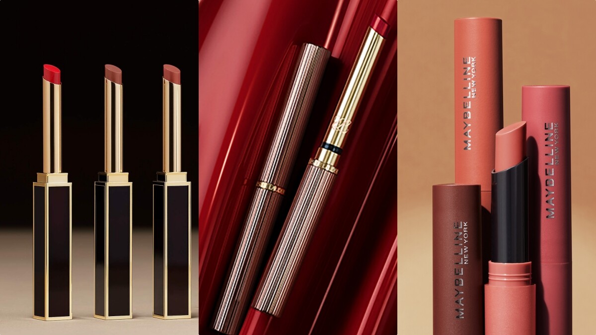 越細越時髦！2024細管唇膏當道：Tom Ford、雅詩蘭黛、媚比琳…輕鬆放進小廢包