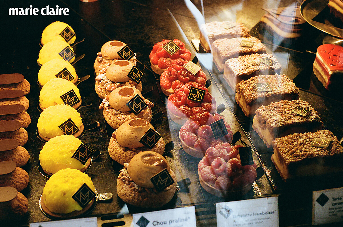 Maison Marques 販售多款甜點，以水果風味最受歡迎。Brioche feuillet&eacute;、Brioche longue 則是店裡招牌品項。