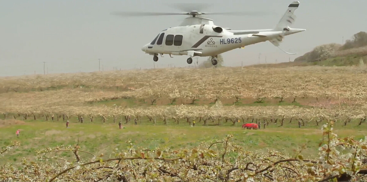 洪海仁搭直升機飛奔白賢祐老家，上演另一種&rdquo;愛的迫降&rdquo;