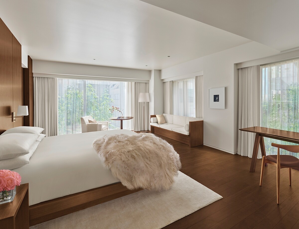 在寸土寸金的的銀座有著少見的41平方公尺的標準房型。