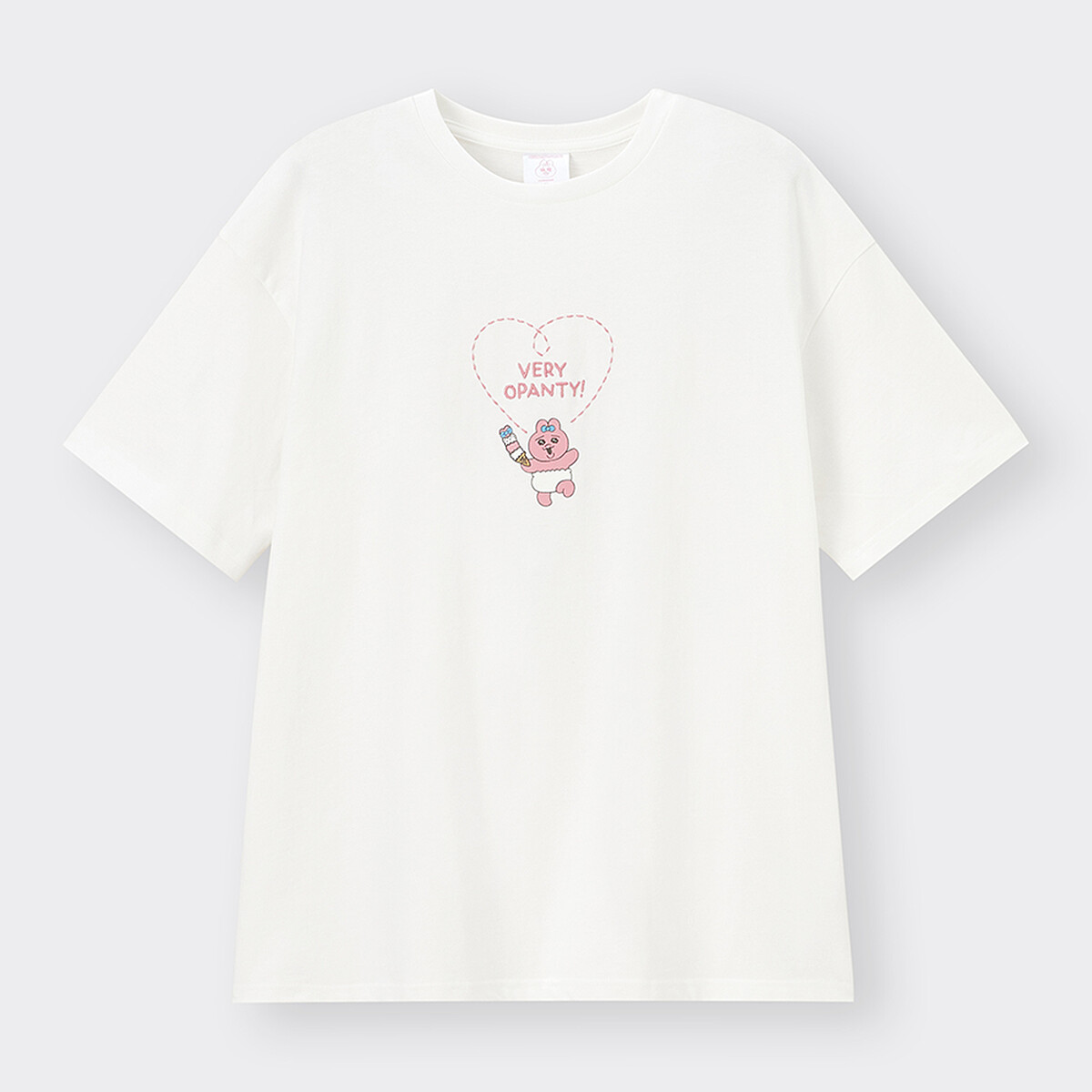 女裝印花T恤，NT$490。