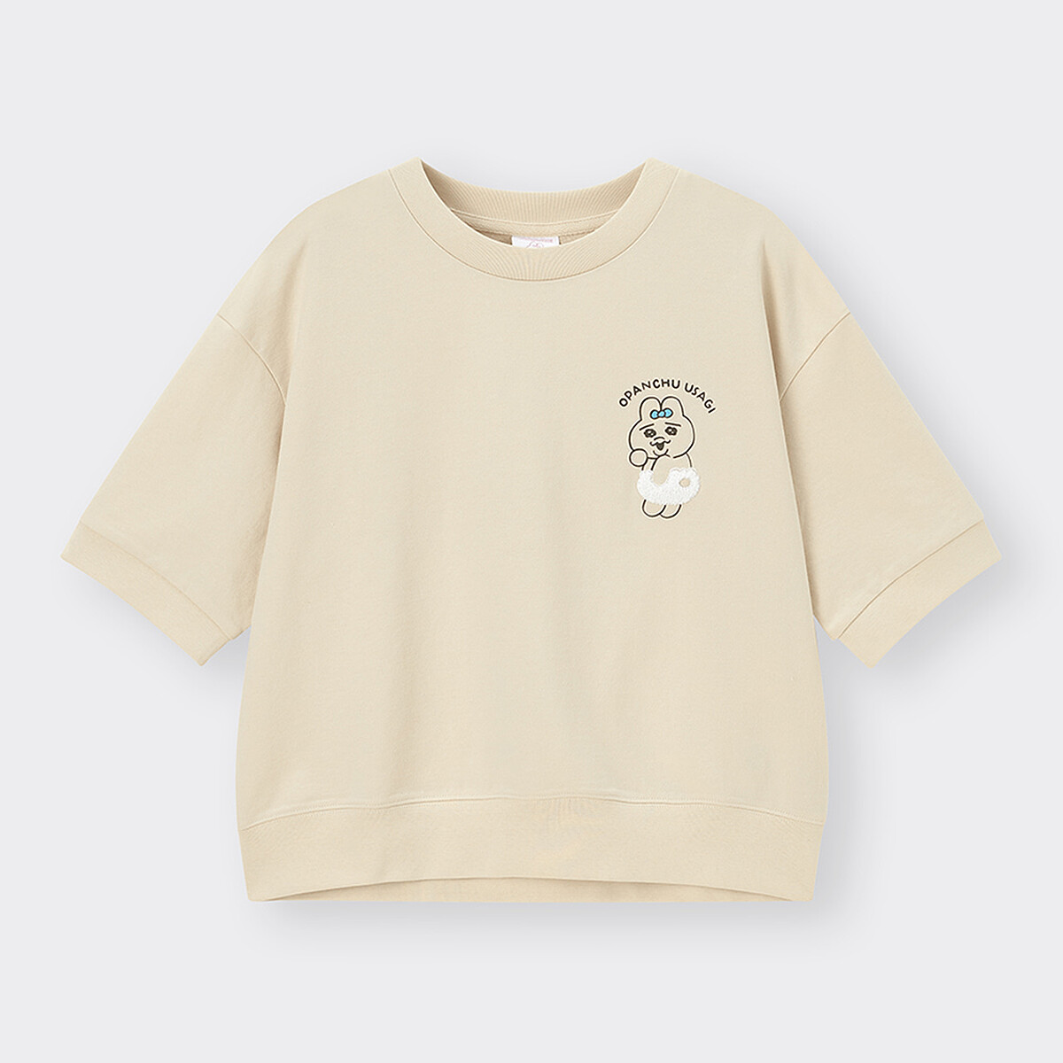 女裝輕磅休閒印花T恤，NT$490。