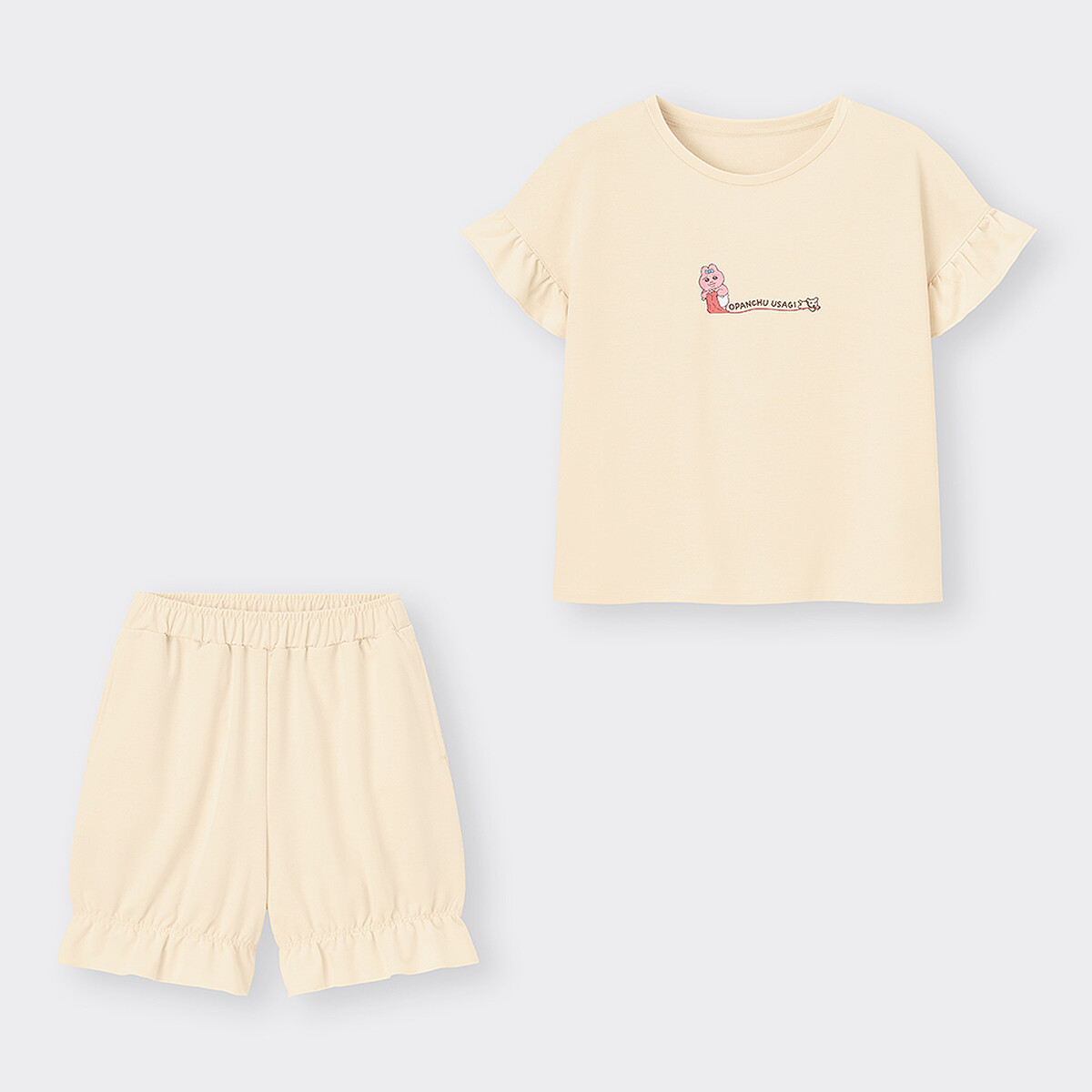 女裝荷葉家居服組，NT$990。