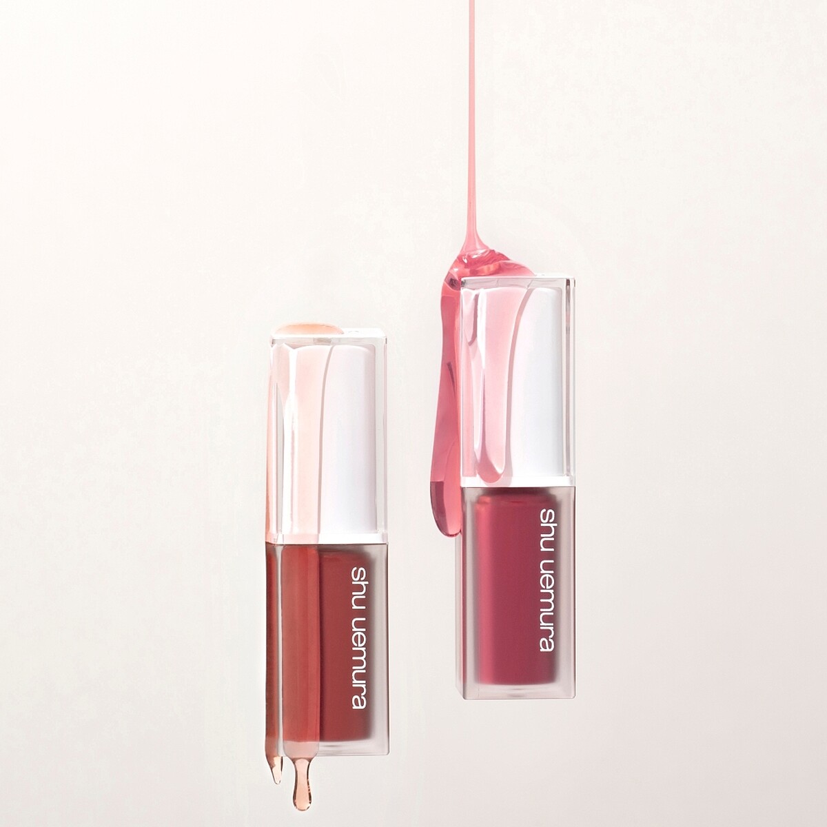 shu uemura植村秀無色限水光嫩唇露視覺圖。