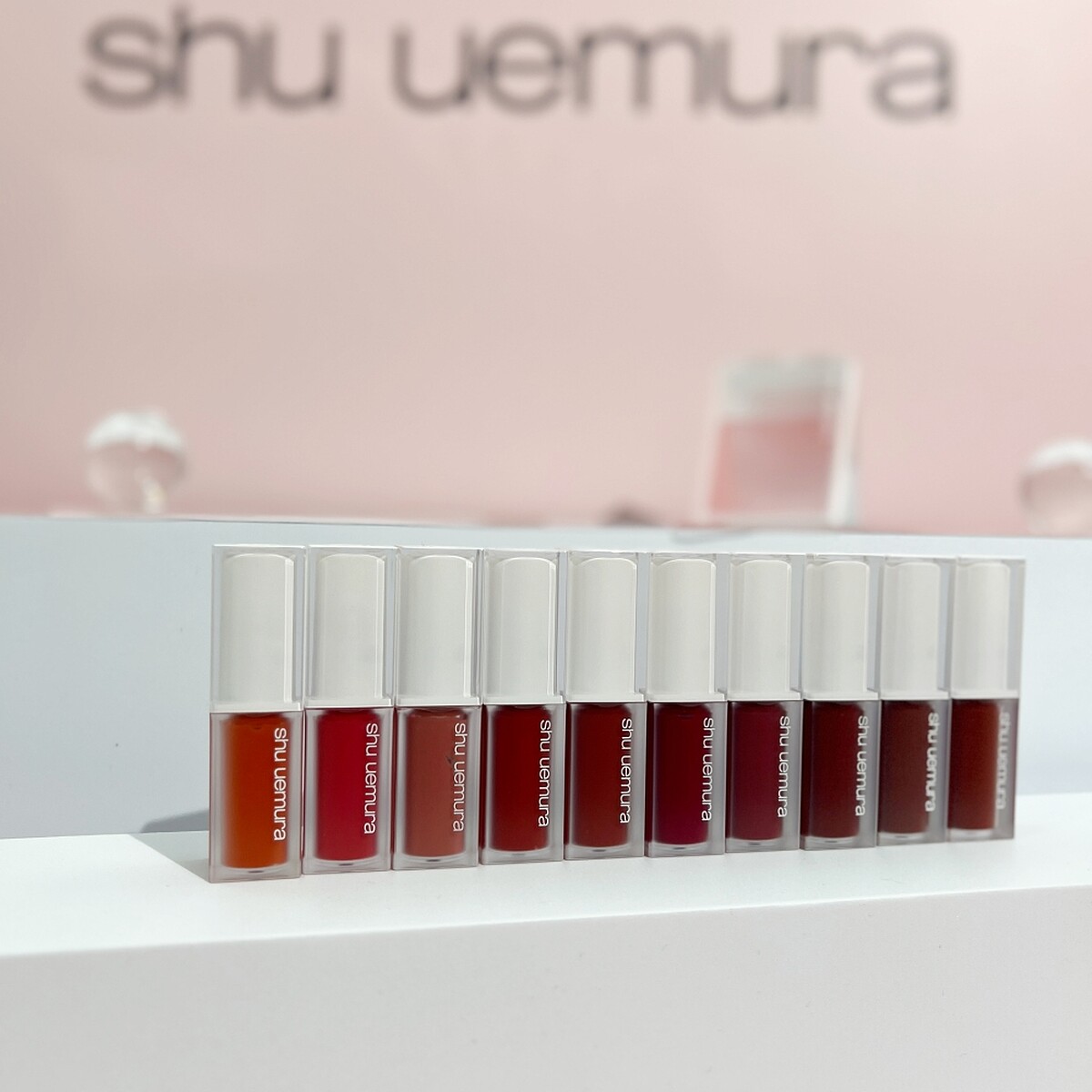 shu uemura植村秀無色限水光嫩唇露(共10色)，NT1,250