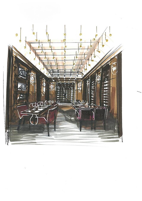 Ten Trinity-Chateau Latour-Sketch