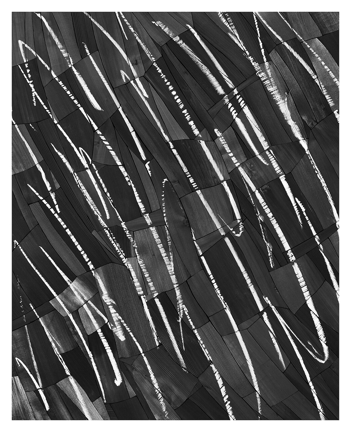 Johyun Gallery Lee Bae, &ldquo;White Line P&rdquo;, 2023, 92x73 cm. Image courtesy of Johyun Gallery.