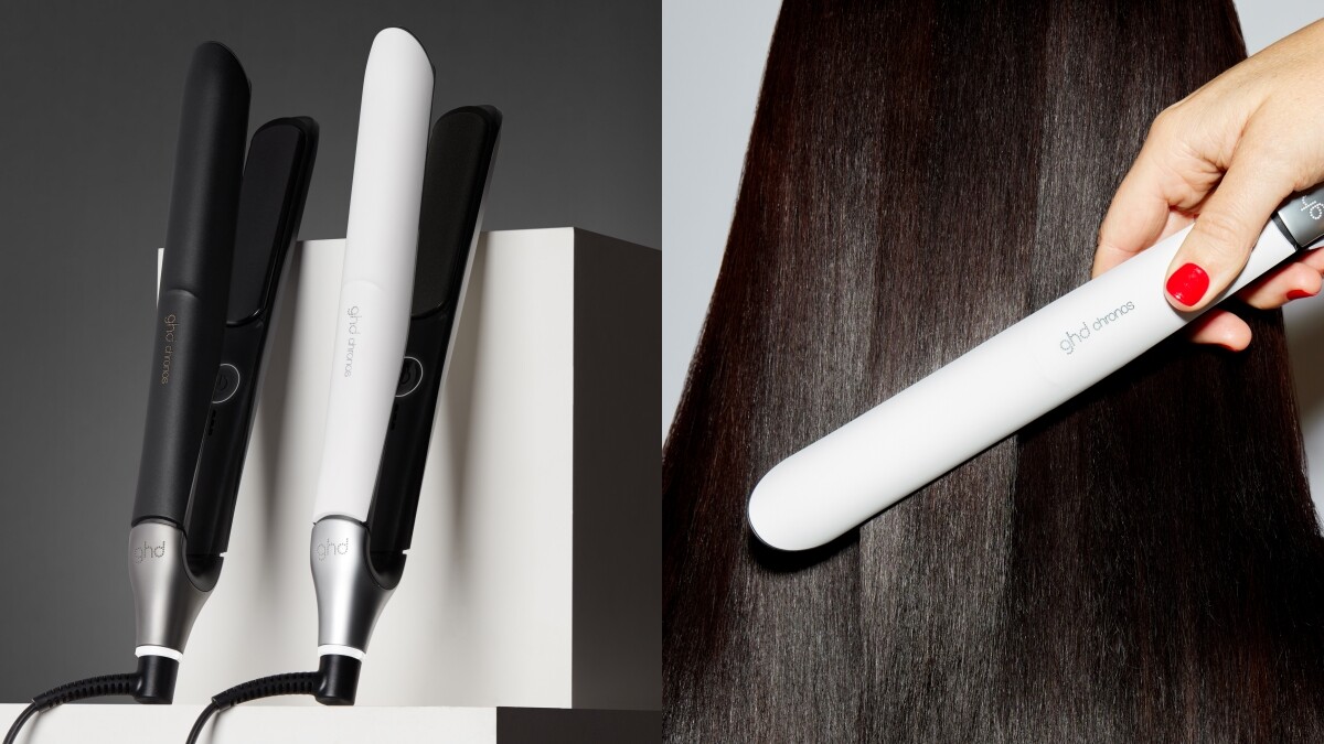 ghd超好用造型夾再升級！「Chronos新光速造型夾」3倍極速打造全方位髮型，不管要直、要捲都可以，髮絲還更有光澤不毛躁