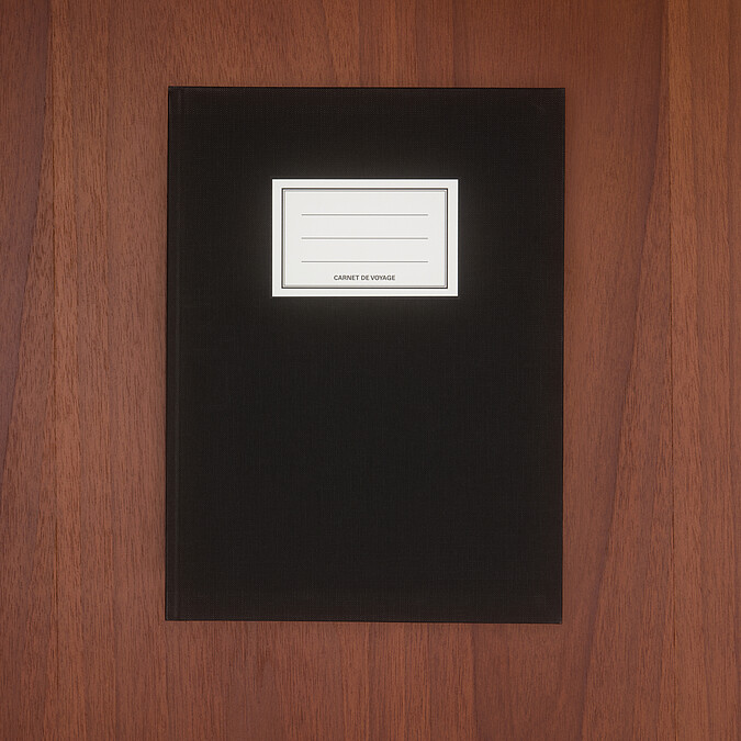 第二冊為旅遊筆記本。