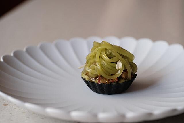 「薄荷/窩筍/毛豆/鳳梨」。