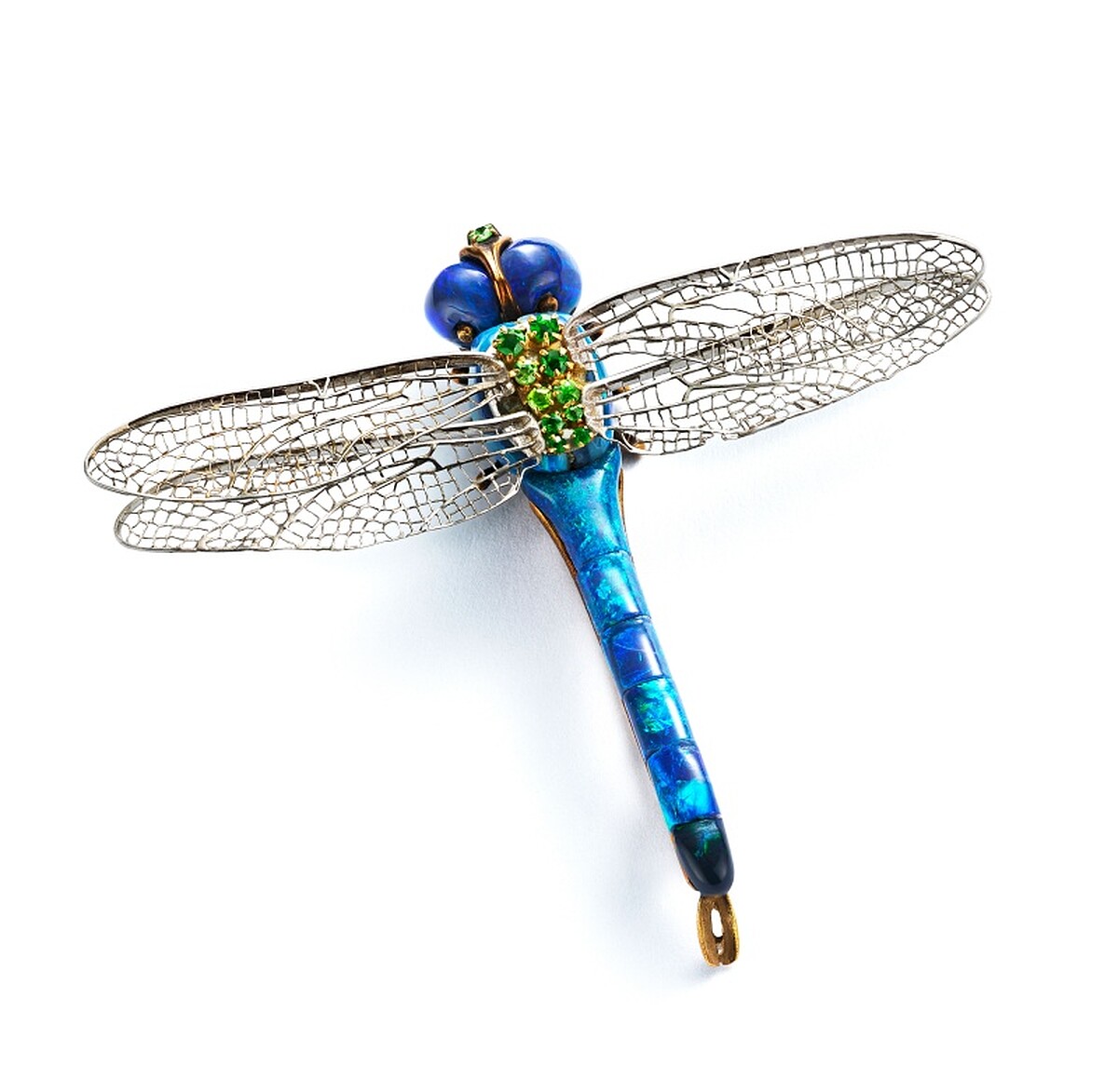 Tiffany 蜻蜓胸針 1904-1914年