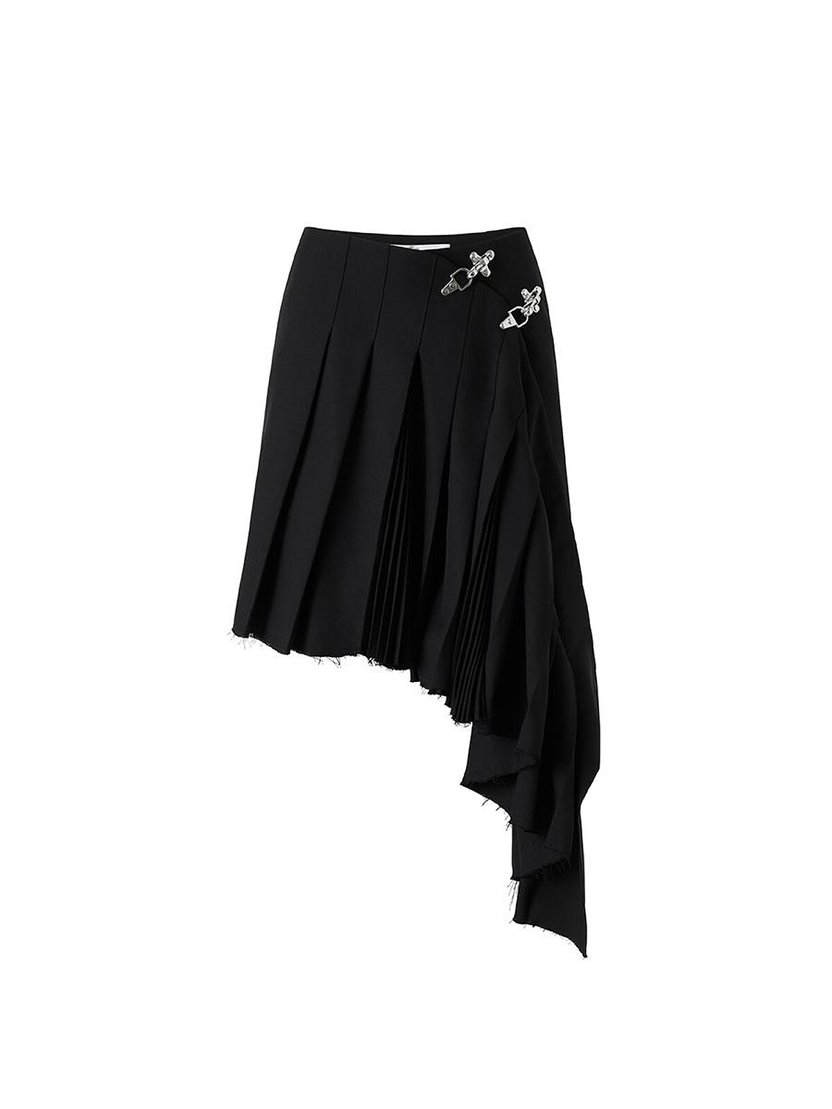 不對稱羊毛混紡裙NT$2999。