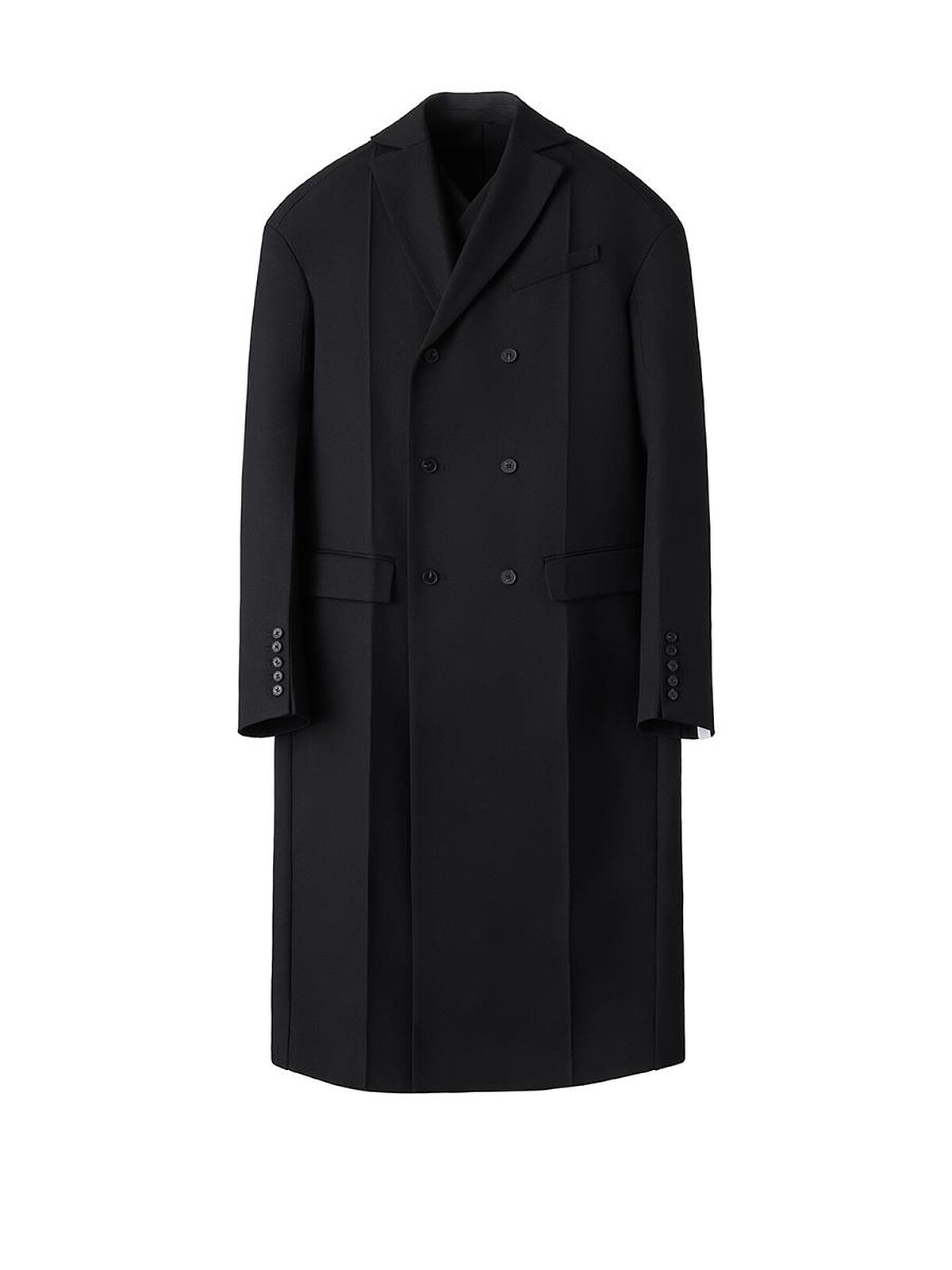 雙層羊毛大衣NT$12999。