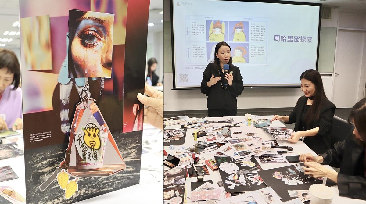 台灣資生堂集團員工齊聚一堂,在國際女人節透過藝術治療工作坊,提升整體心理健康。