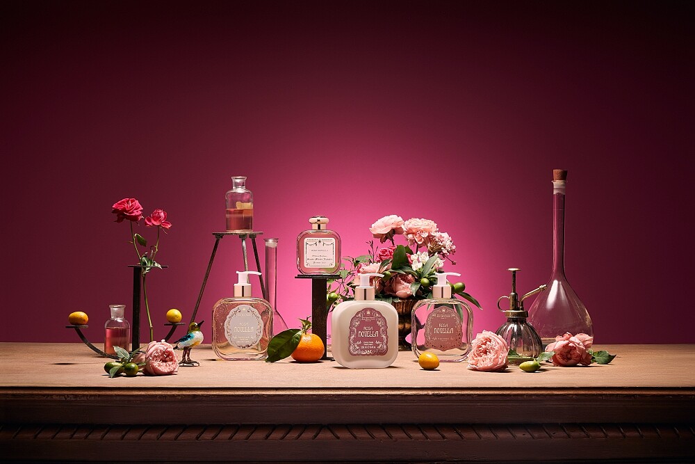 Santa Maria Novella佛羅倫斯1221系列Rosa Novella 秘院玫瑰形象圖。