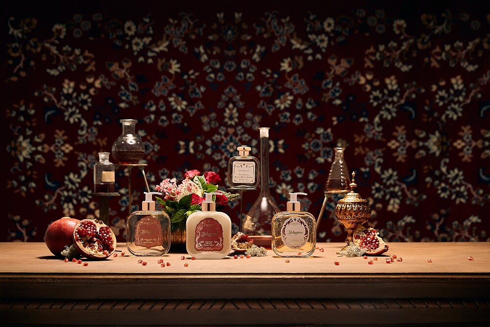 Santa Maria Novella佛羅倫斯1221系列 Melograno波斯石榴花形象圖。