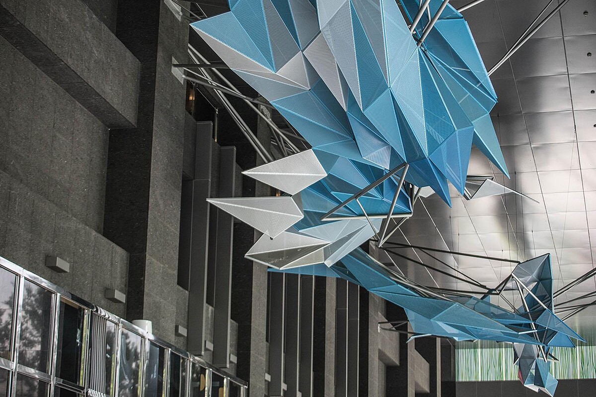 美國建築事務所 Oyler Wu Collaborative 所設計的作品《琉璃雲》。