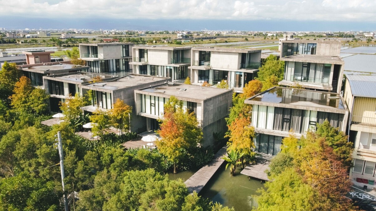 位於宜蘭的「二十輪 Villa 宜蘭館」就開闢了一處綠意秘境。